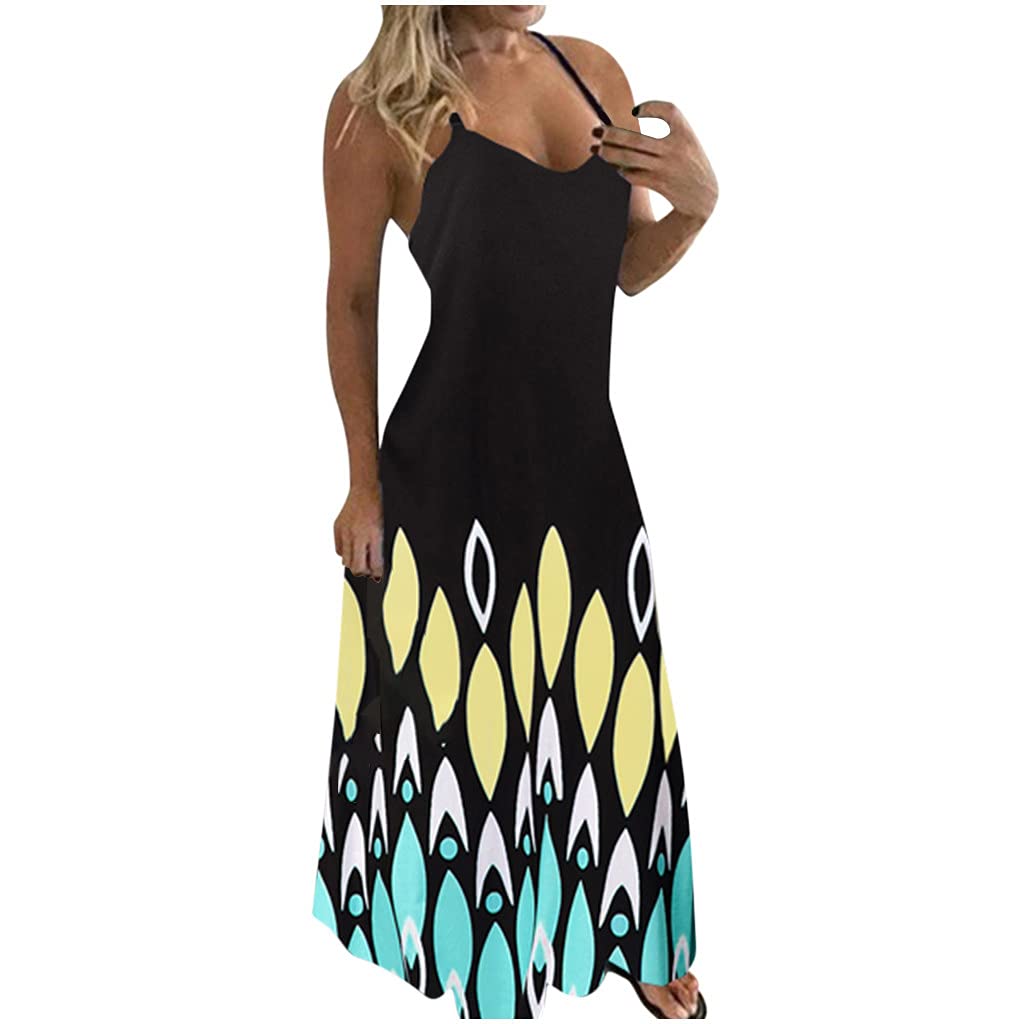 Plus Size Elegant Women's Party Dress for Summer - Fashionable Long Dress with Suspenders | Perfect for Weddings, Cocktail Parties & Special Occasions