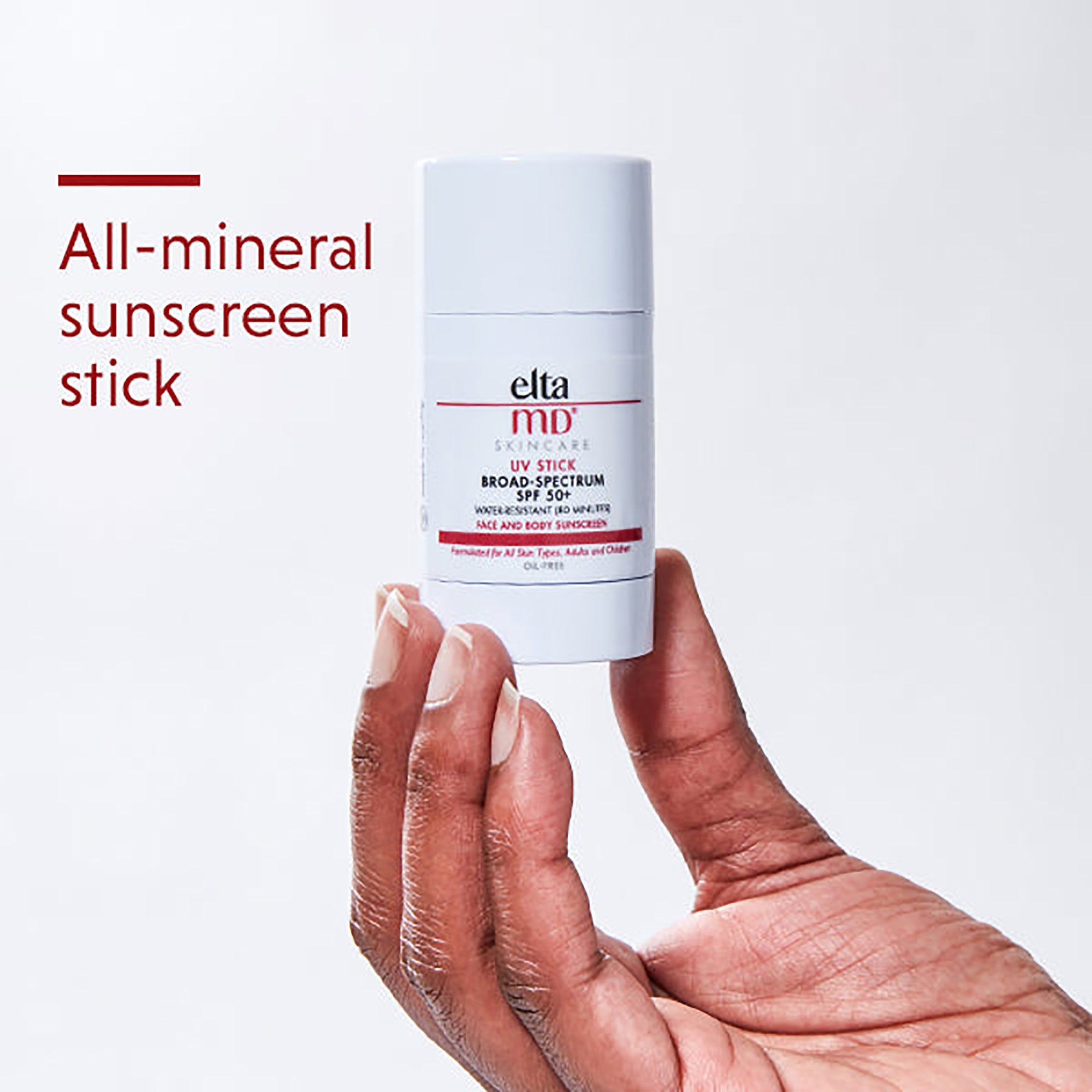 EltaMD UV Stick Broad Spectrum SPF 50+ Sunscreen for Face & Body - Water-Resistant, Oil-Free Sun Protection for Outdoor Activities, Travel & Daily Use