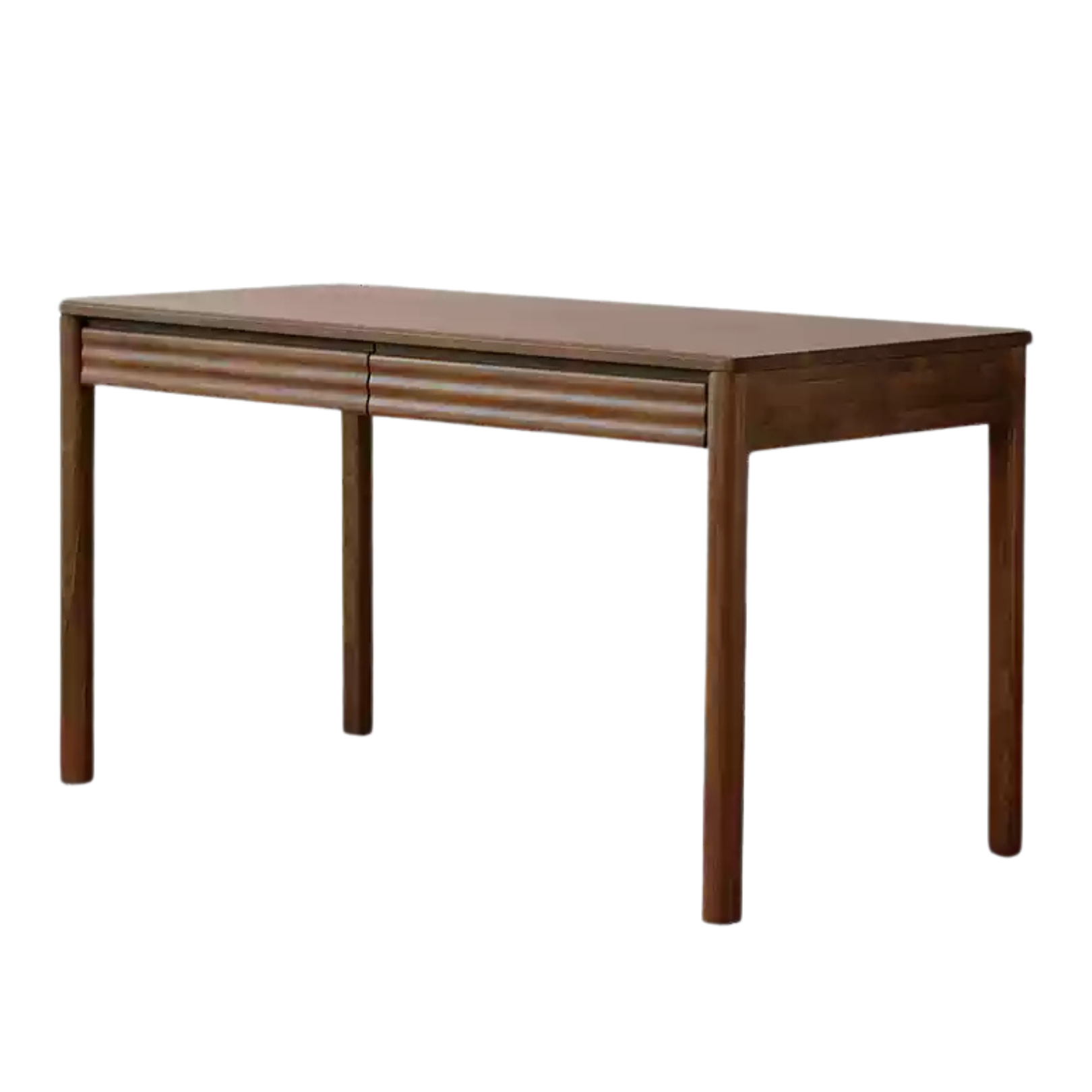 Premium Black Walnut Solid Wood Rectangular Office Desk - Modern Executive Workstation for Home & Business Use - Perfect for Remote Work, Study & Professional Workspaces