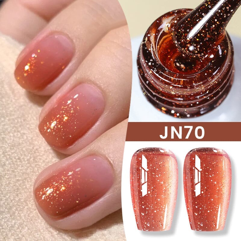 Nude Jelly Gel - 10ml Transparent Nail Polish for Natural & Glossy Manicure - Perfect for Everyday Wear & Special Occasions