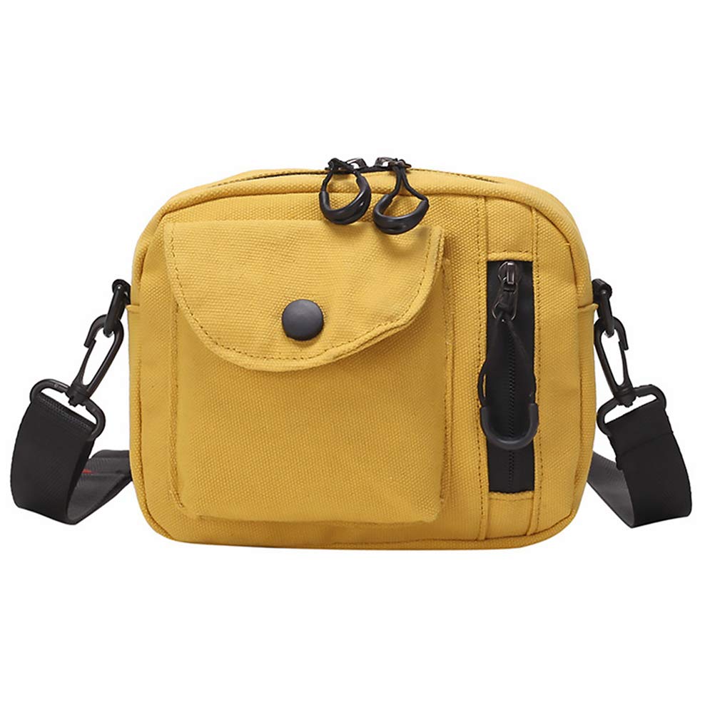 Stylish Canvas Messenger Bag - Korean Inspired Single Shoulder Crossbody Bag for Women, Cute & Portable Everyday Purse | Perfect for Work, School, Travel & Daily Use