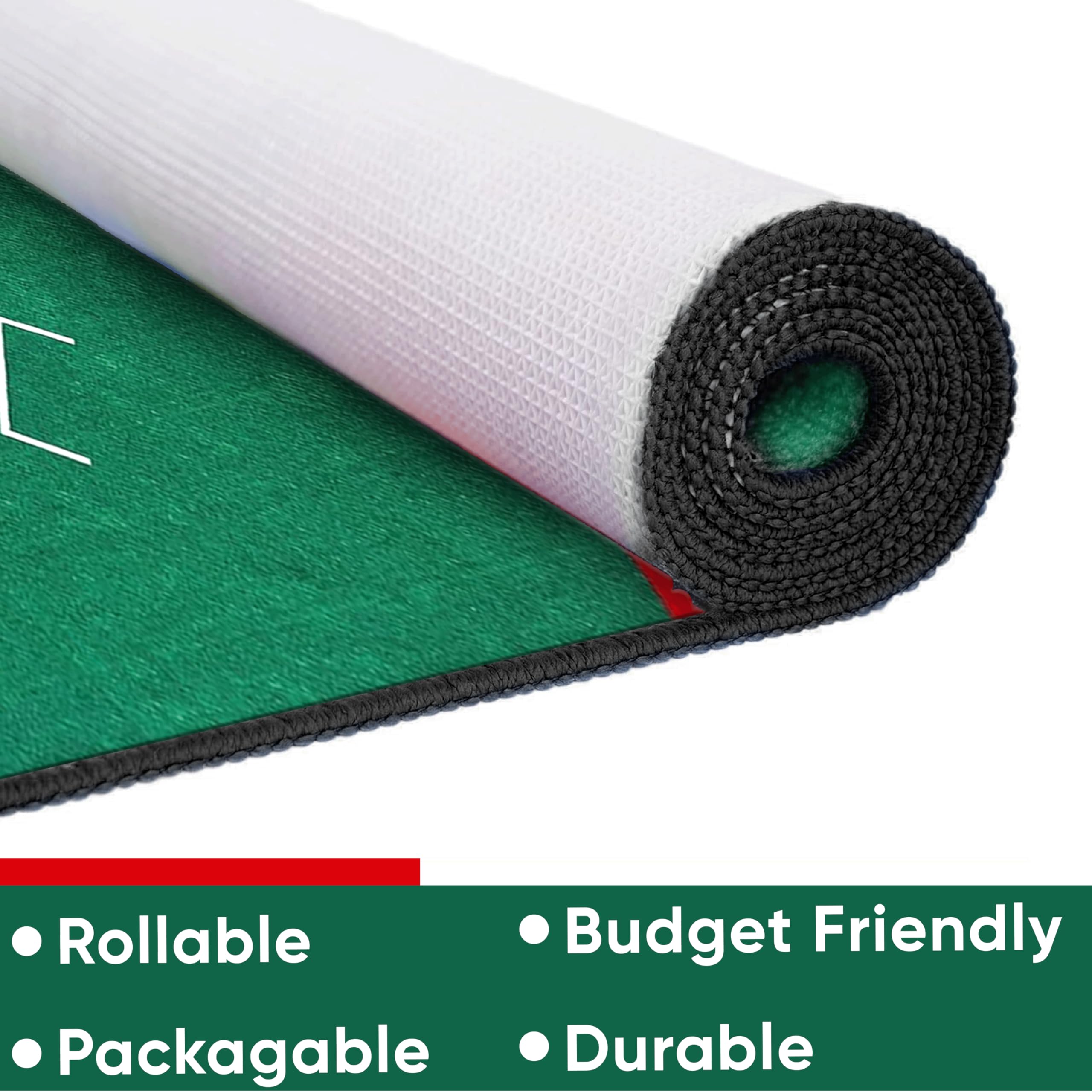 4' x 6' Kids Baseball Stadium Play Mat - Non-Slip Rectangle Area Rug for Playroom, Bedroom & Classroom - Perfect for Baseball Themed Nursery, Daycare & Sports Decor