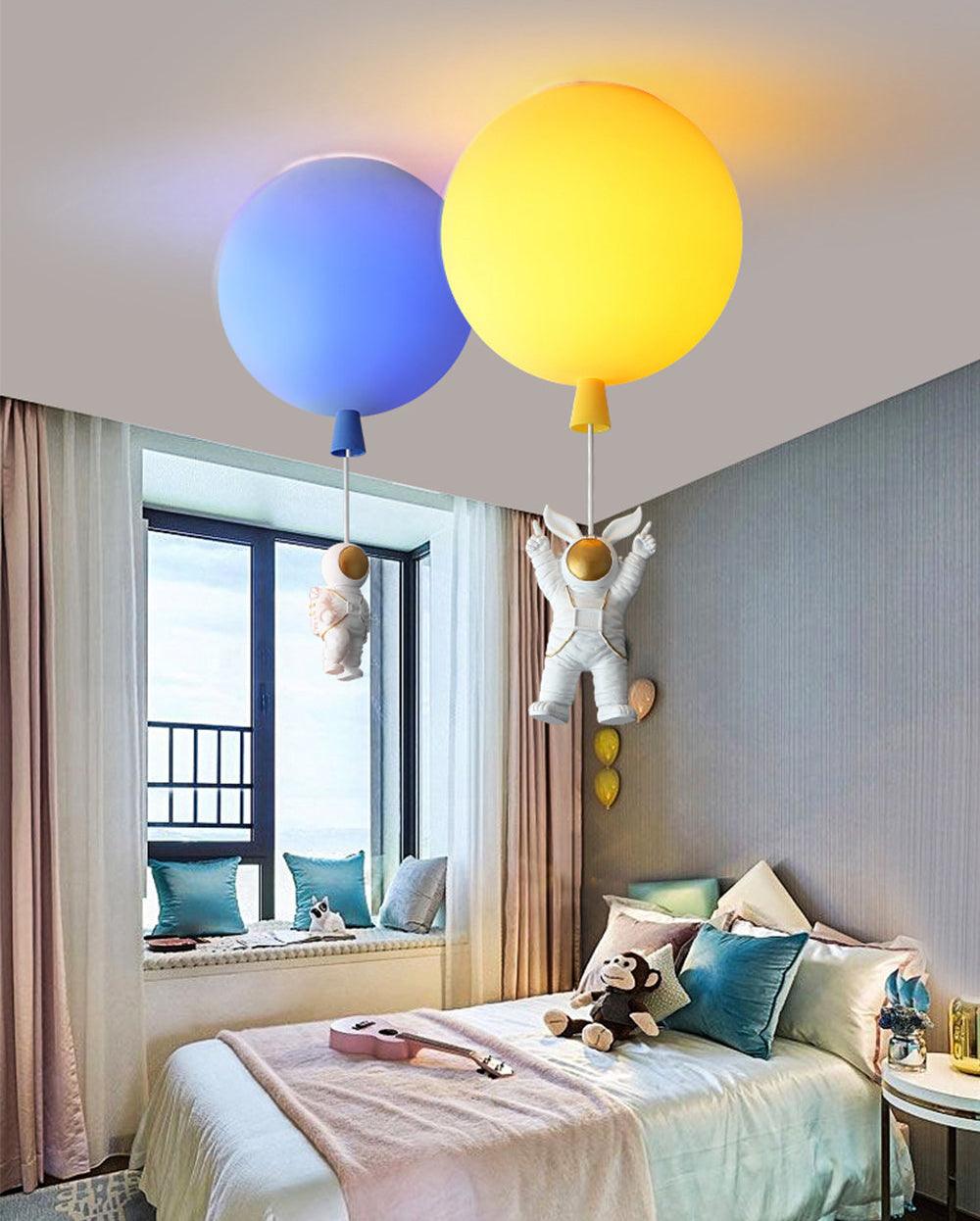 Modern Balloon Glossy Ceiling Light Fixture - Elegant Round LED Chandelier for Living Room, Bedroom & Dining Room - Perfect for Home Decor, Wedding & Party Lighting