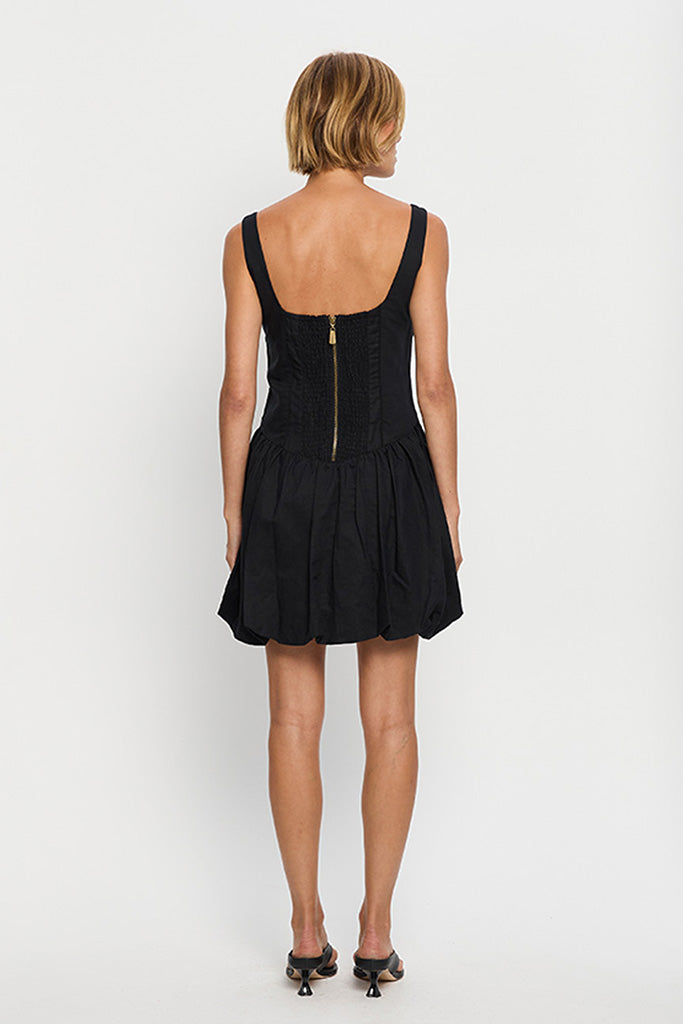 Kivari Akari Mini Dress - Elegant Black Party Dress for Women | Perfect for Cocktail Parties, Date Nights & Special Occasions