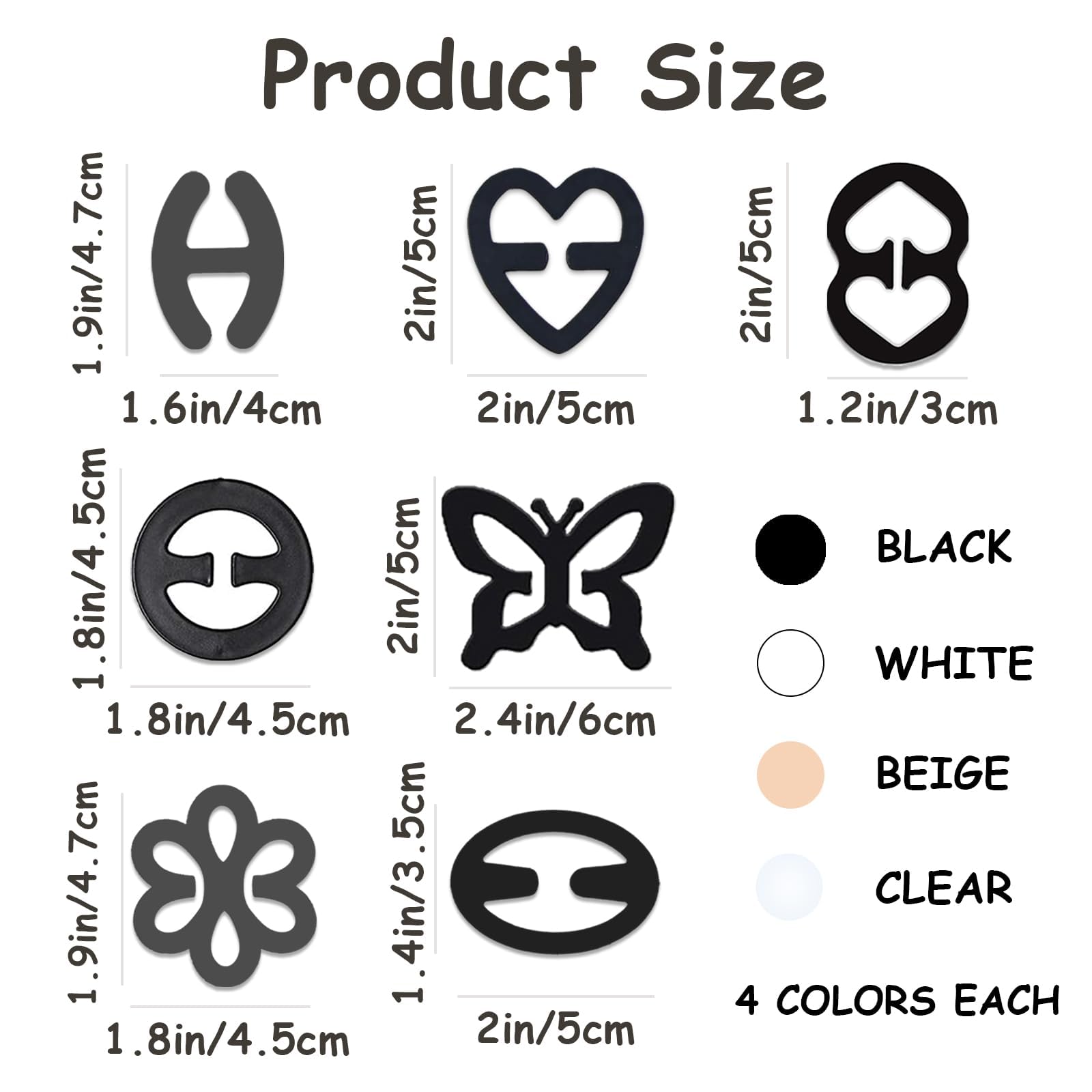 28 PCS Anti-Slip Bra Strap Clips - Adjustable Non-Slip Bra Straps Holder for Back Support | Perfect for Sports, Workouts & Everyday Comfort