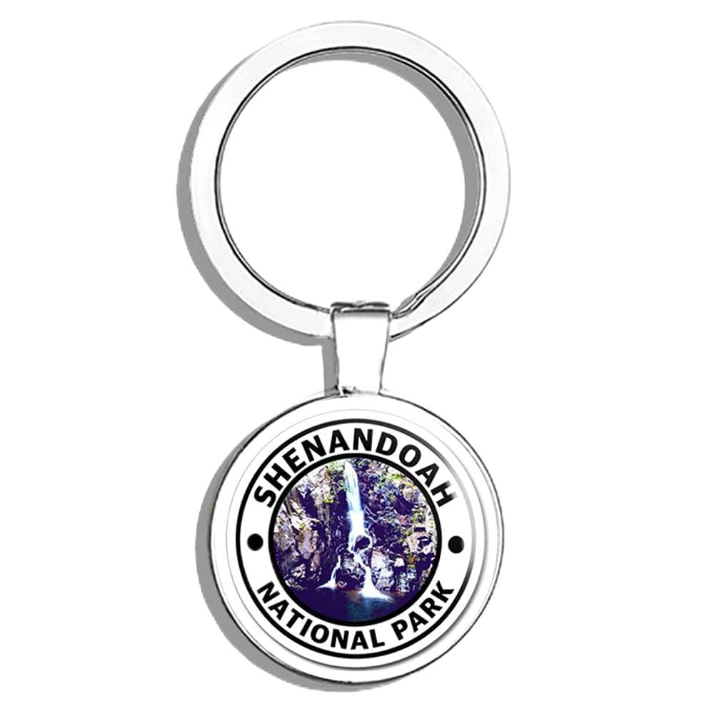 Shenandoah National Park Virginia RV Travel & Hiking Double-Sided Stainless Steel Keychain - Key Ring Holder for Car Keys, Backpacks & Outdoor Gear | Perfect for Camping, Road Trips & Adventure Enthusiasts