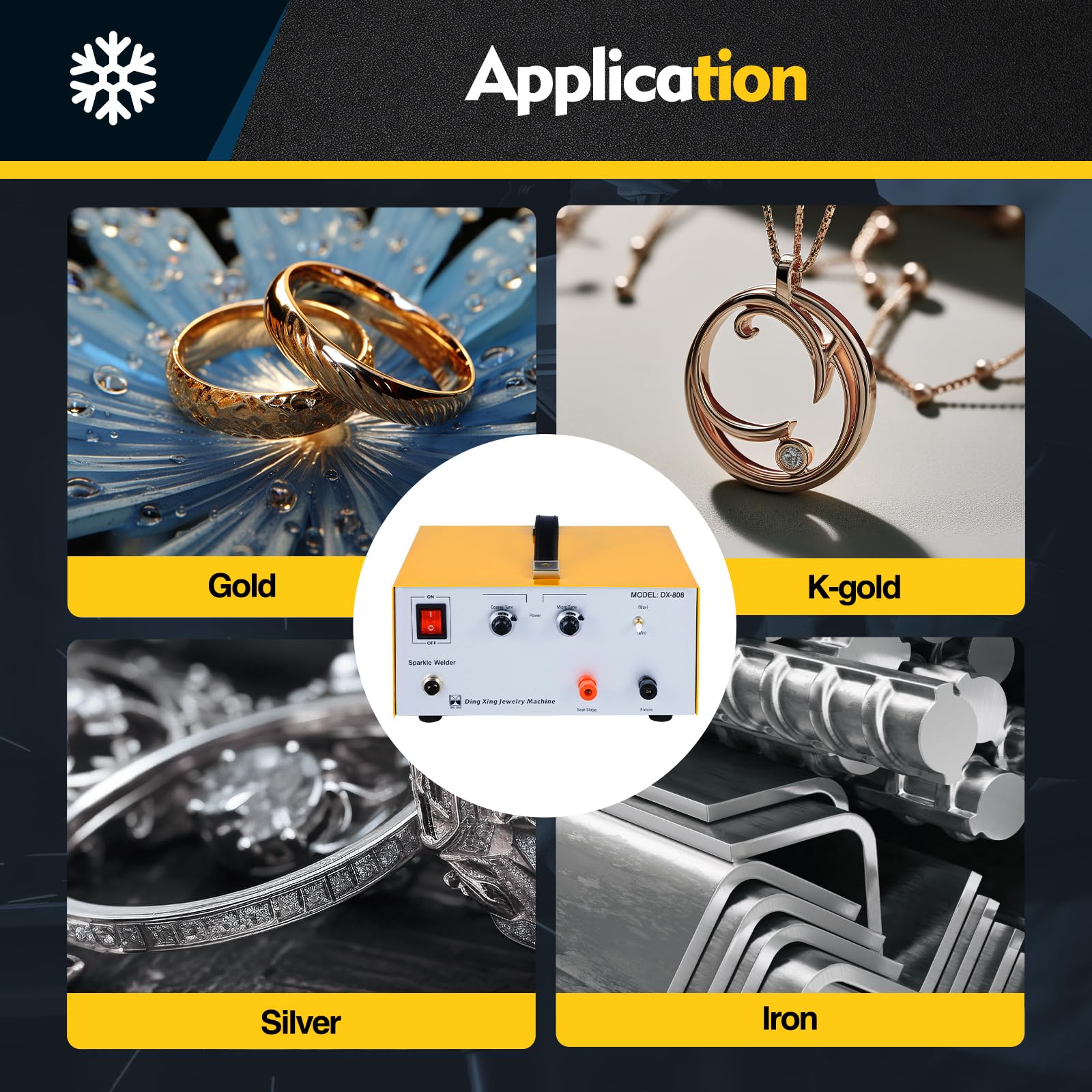 80A 110V 400W Portable Jewelry Spot Welder Machine - Gold Silver Platinum Welding Tool with Pulse Sparkle Technology | Perfect for Jewelry Repair, DIY Crafting & Professional Jewelry Making