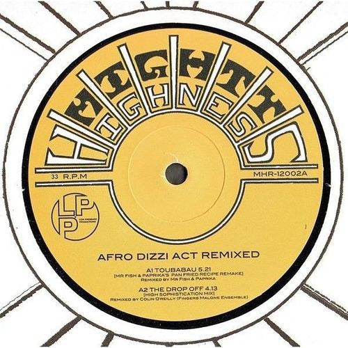 Afro Dizzi Act Remixed Vinyl 12