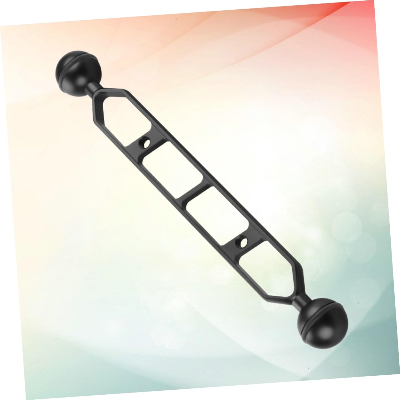 GRIRIW 9-in-1 Dual Ball Arm Underwater Photography Bracket - Aluminum Alloy Diving Light Mount for Scuba, Snorkeling & Underwater Videography