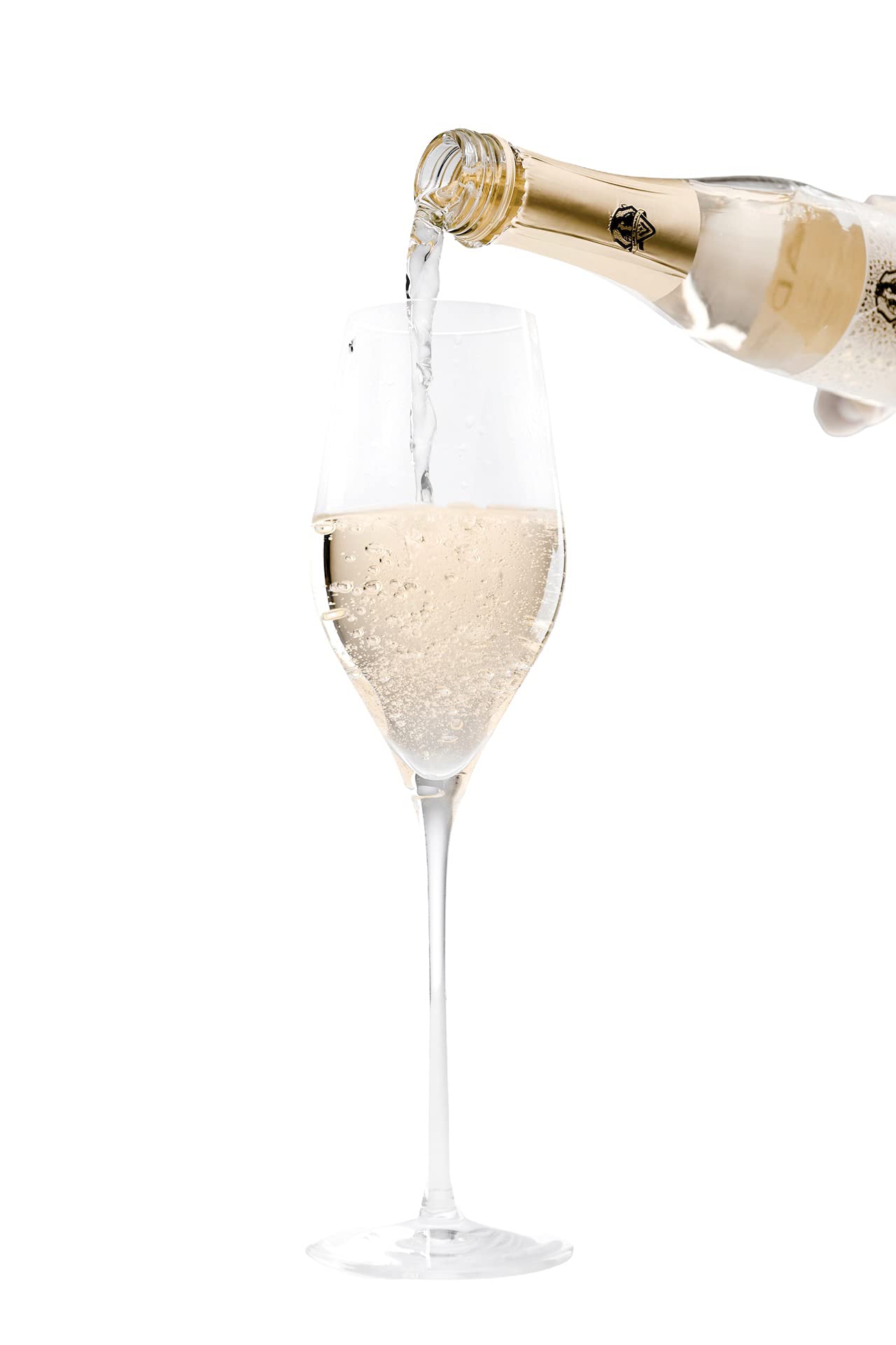 VINADA Alcohol-Free Sparkling Wine Variety Pack - Crispy Chardonnay, Gold & Rosé - 24 Mini 200ml Glass Bottles - Perfect for Parties, Gifts & Sober Celebrations