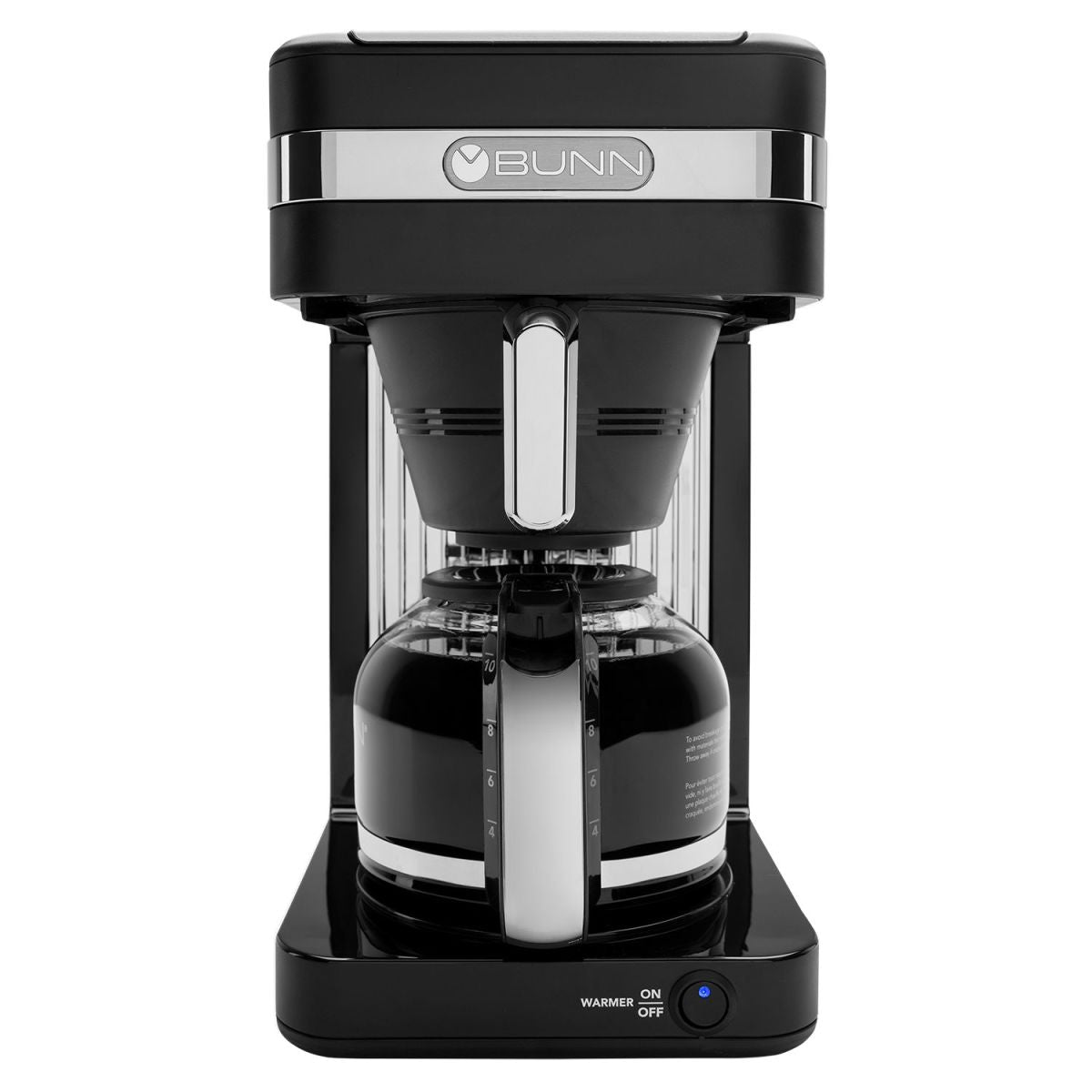 Bunn Speed Brew Elite 10 Cup Coffee Maker - Fast Brewing Programmable Coffee Machine for Home & Office - Black | Perfect for Busy Mornings & Entertaining Guests