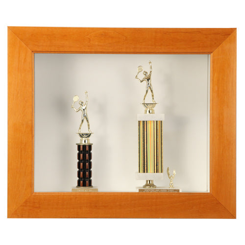 Stylish Wide Wood Framed Shadowbox Swing Frames (1 Deep) - Perfect for Displaying Memorabilia, Photos & Collectibles in Home Decor