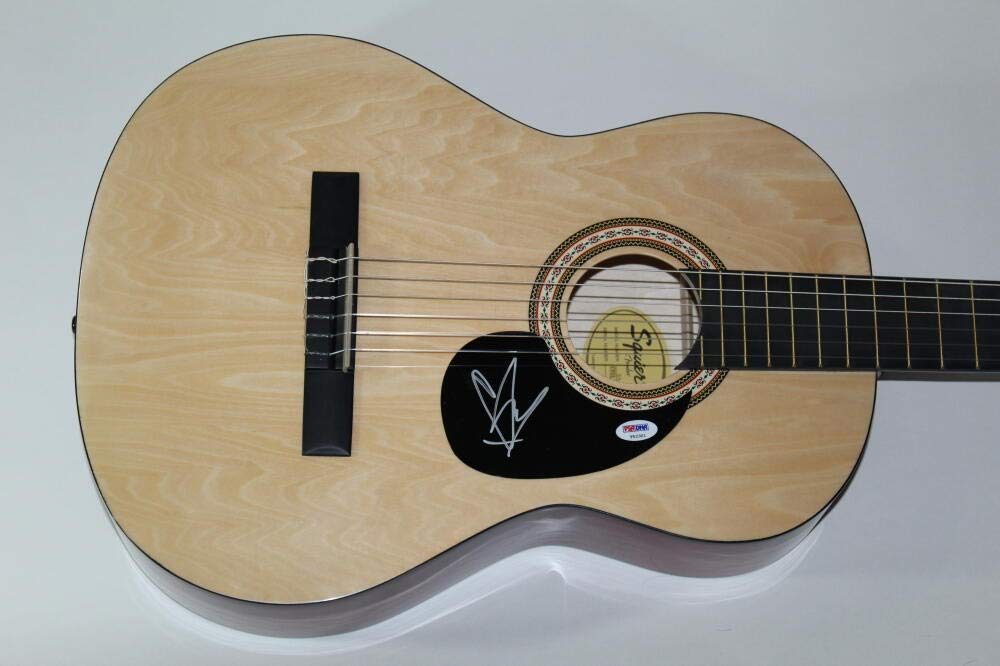 Chris Cornell Signed Autograph Fender Acoustic Guitar - Soundgarden PSA Certified Memorabilia for Collectors & Music Fans | Perfect for Display, Gifts & Home Decor