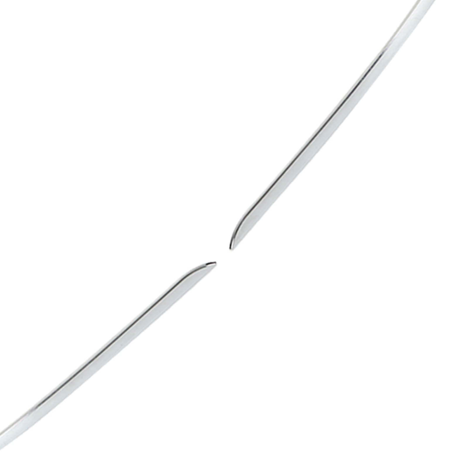 ABS Chrome Plated Rear Bumper Molding Trim Pair (2048851021) - Replacement for Mercedes C230 C300 C350 with Sport Package | Perfect for Car Restoration & Accident Repair