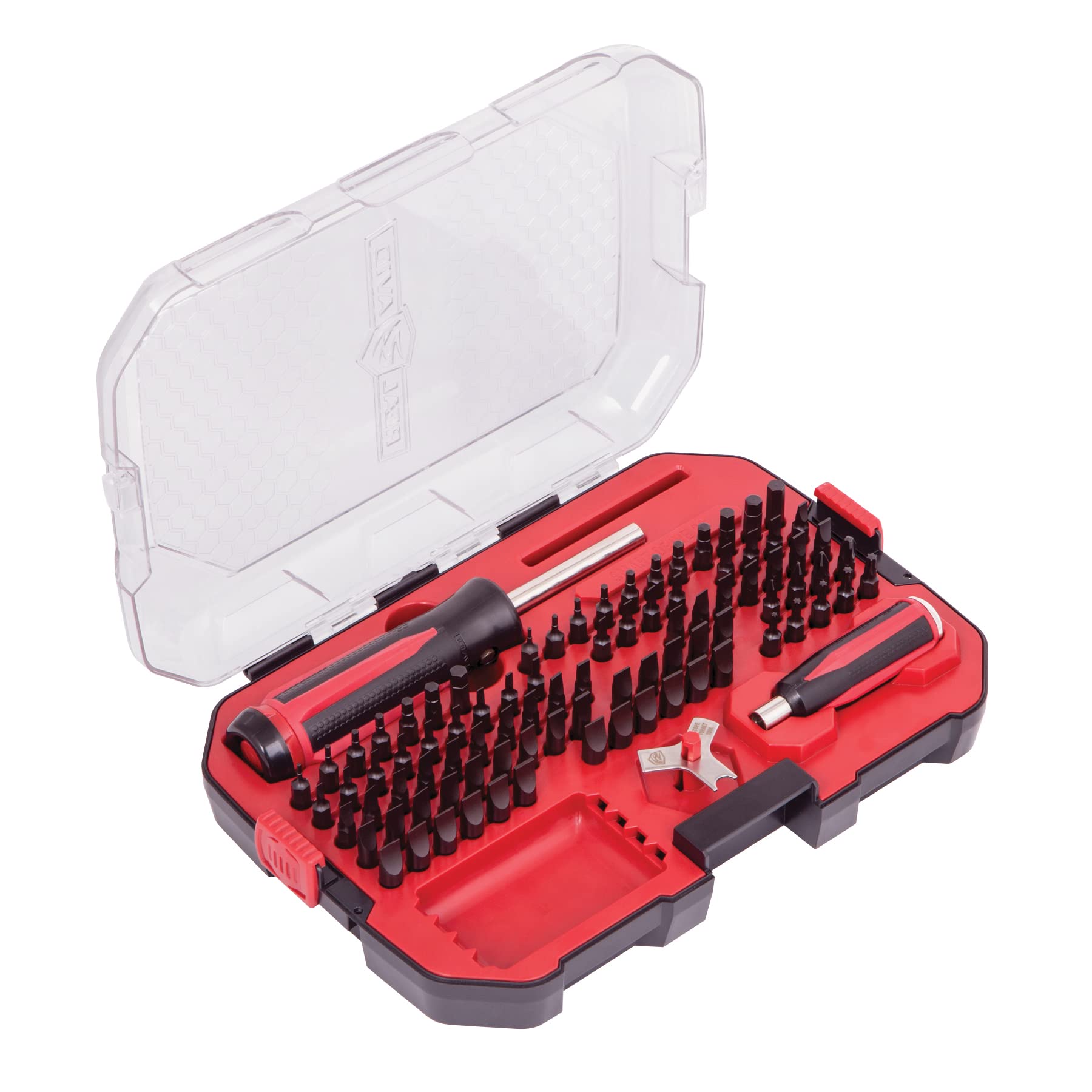 Real Avid 90-Piece Precision Screwdriver Set for Gun Cleaning & Maintenance | Professional Magnetic Bit Driver with LED Light, Hex, Phillips & Torx Bits | Complete Gunsmithing Tool Kit with Turret Tool & Storage Case | Perfect for Firearm Repair, Tactical Gear Maintenance & DIY Gunsmith Projects