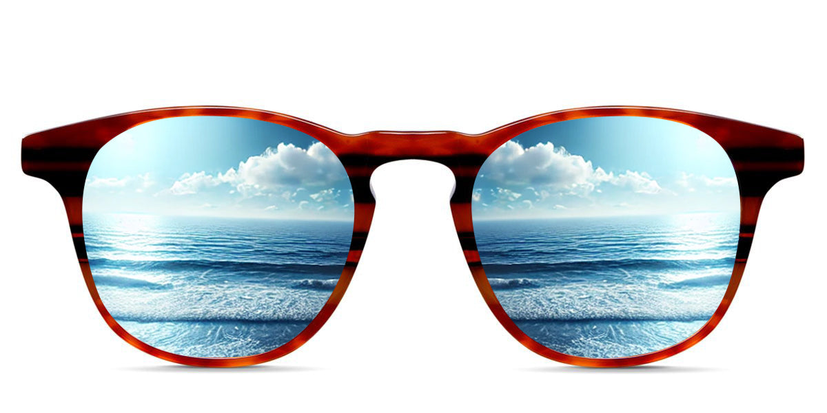 Powell Women's Prescription Sunglasses - UV Protection, Polarized Lenses for Driving, Outdoor & Fashion Use