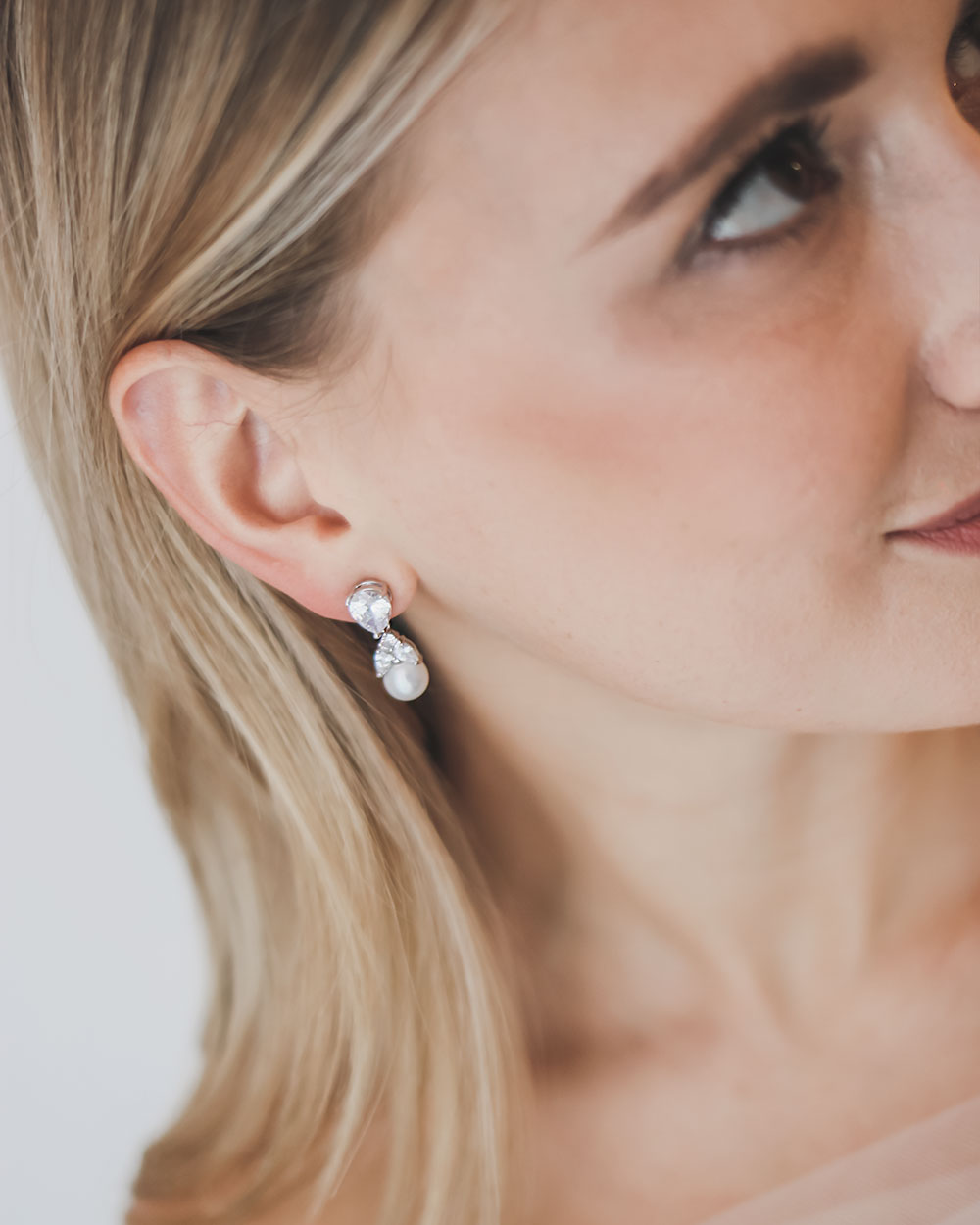 Natalie Pearl Drop Earrings for Women – Elegant Dangle Pearl Jewelry Gift for Brides, Party & Special Occasions