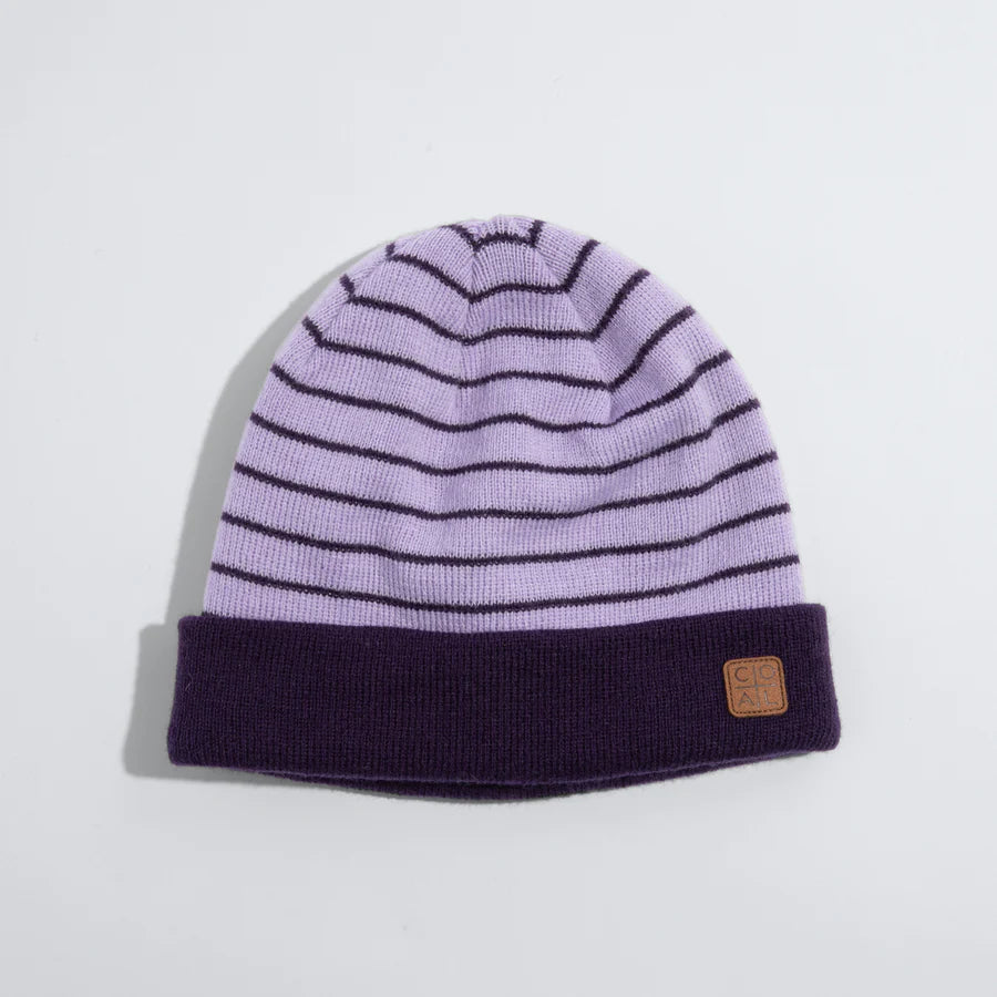 Coal 2024 Harbor Beanie - Neptune Stripe Winter Hat for Men & Women | Warm Knit Skull Cap for Outdoor Activities, Hiking, and Casual Wear