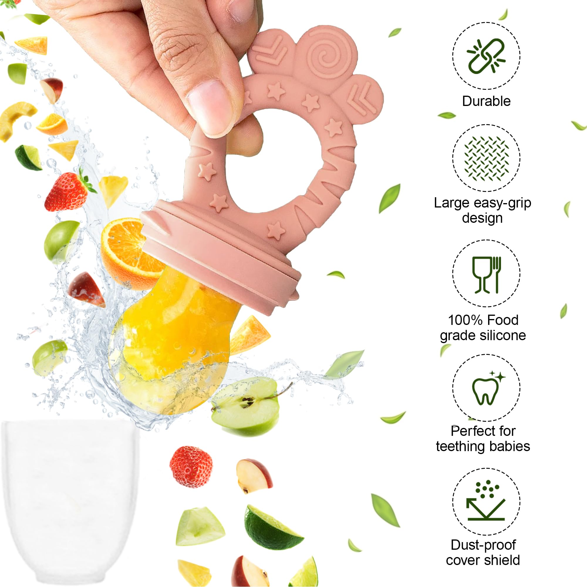 **LimOr BPA-Free Silicone Baby Feeding Set - Complete Toddler Eating Essentials for Baby Led Weaning (6-12 Months, Pink) - Perfect for Self-Feeding & Encouraging Independence at Home or On-the-Go**