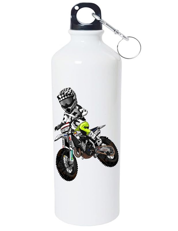 CRZE Sublimation Printed 750ML Aluminum Water Bottle - BPA Free, Leak Proof for Sports, Gym, School, Travel - Ideal Gift for Men, Women, Kids, Friends - Perfect for Hiking, Cycling, Workout & Everyday Use