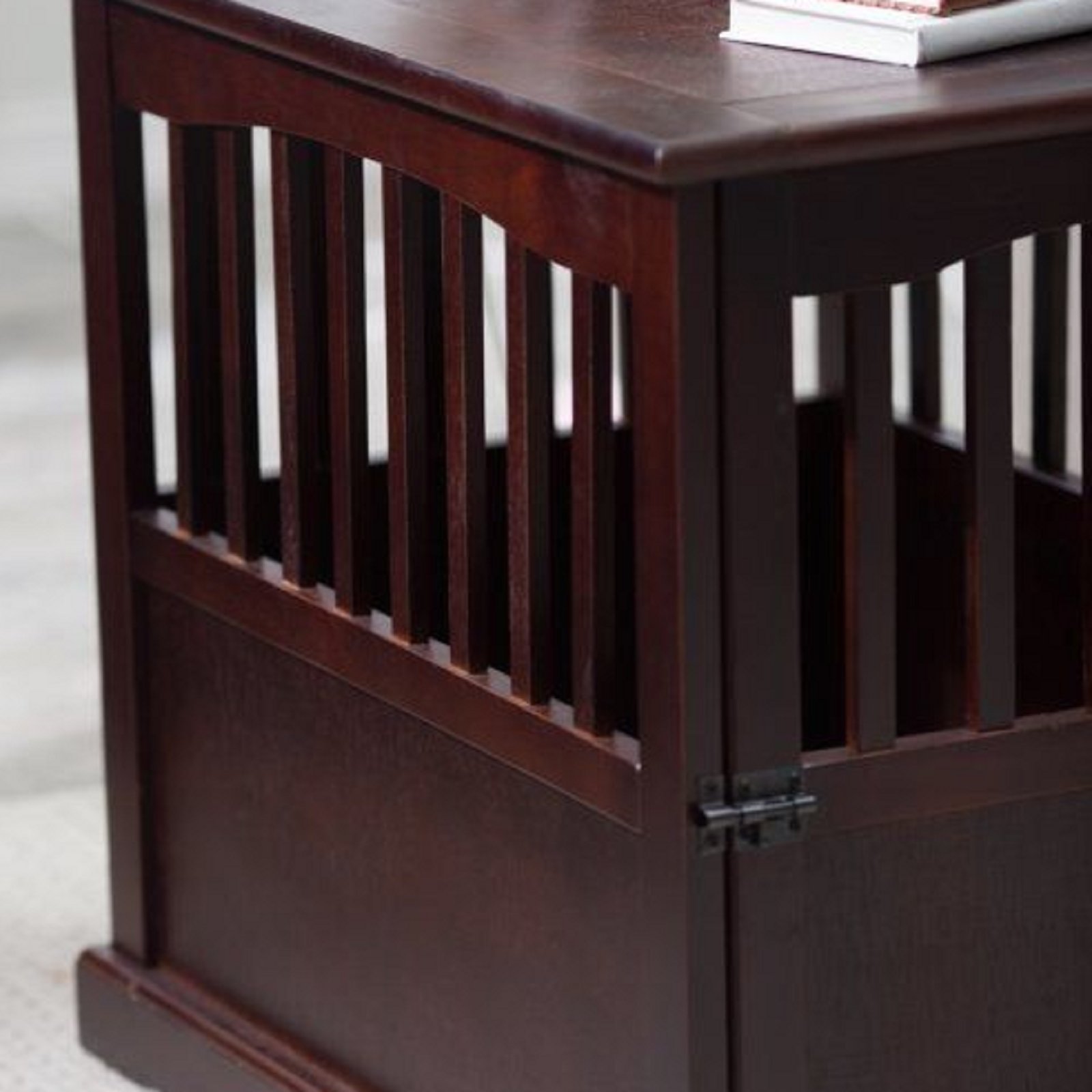 Premium Wooden Pet Crate End Table - Multi-Functional Dog Kennel & Indoor House Bed for Small Pets | Perfect for Living Rooms, Bedrooms & Home Decor