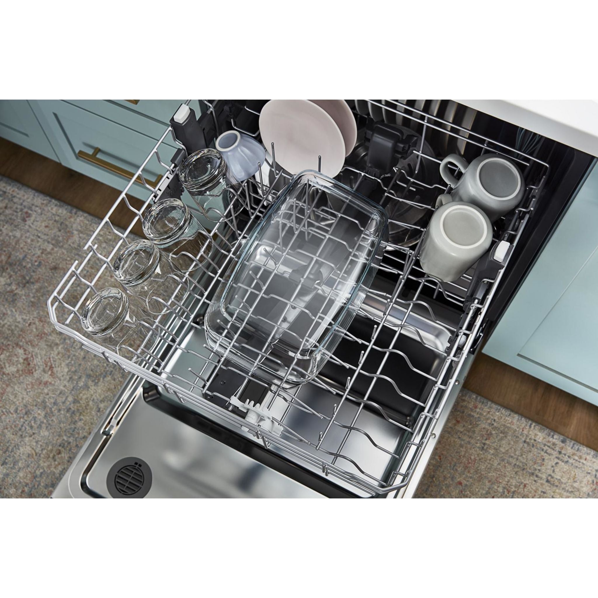 Whirlpool WDT730HAMZ Stainless Steel Built-In Dishwasher - Energy Star Certified, Quiet Operation - Perfect for Modern Kitchens & Large Families