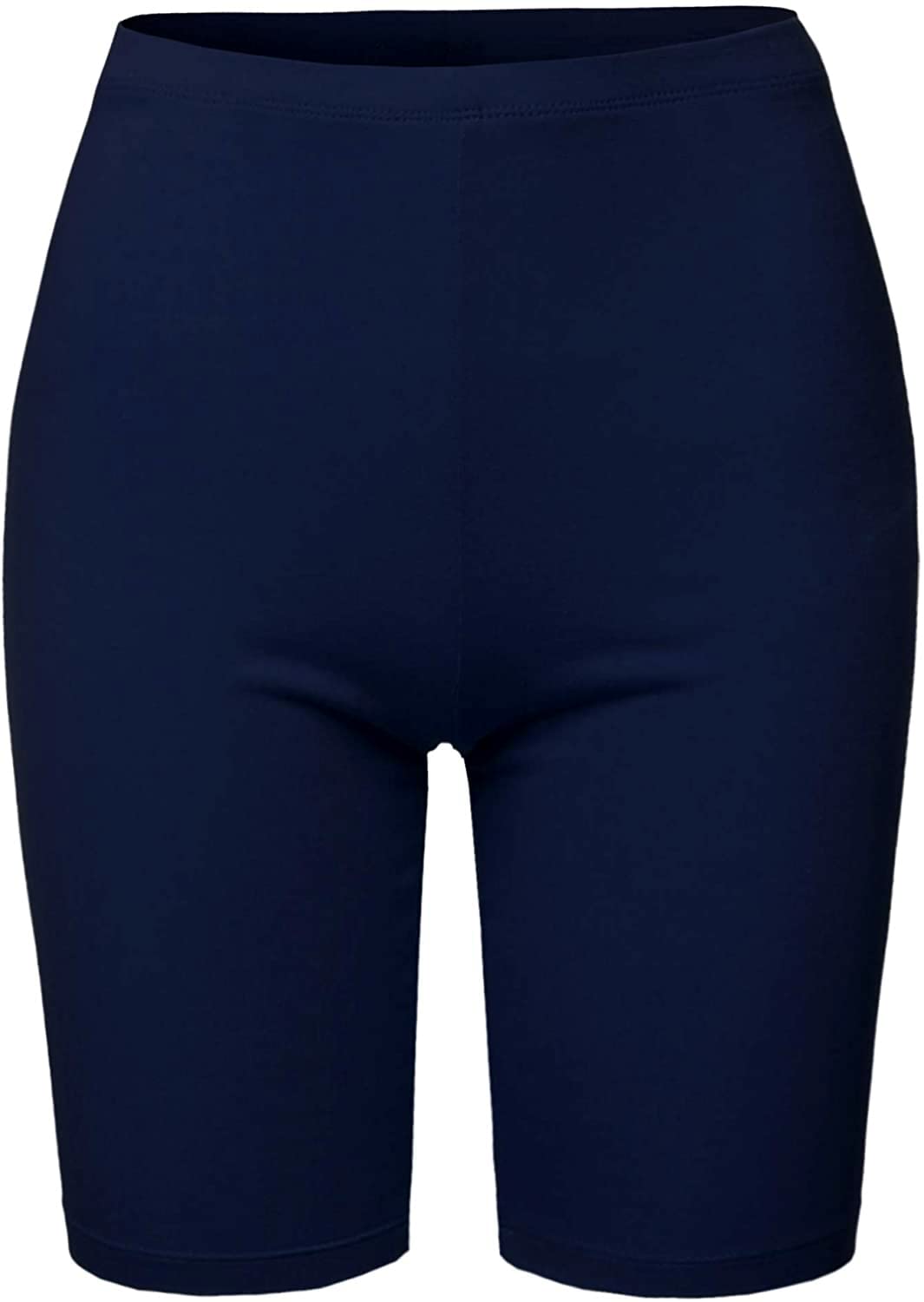 JYB CO Women's High Waist Yoga Shorts - Breathable Cotton Biker Shorts for Workout, Running & Fitness | Mid Thigh Gym Shorts for Yoga, Cycling & Active Lifestyle