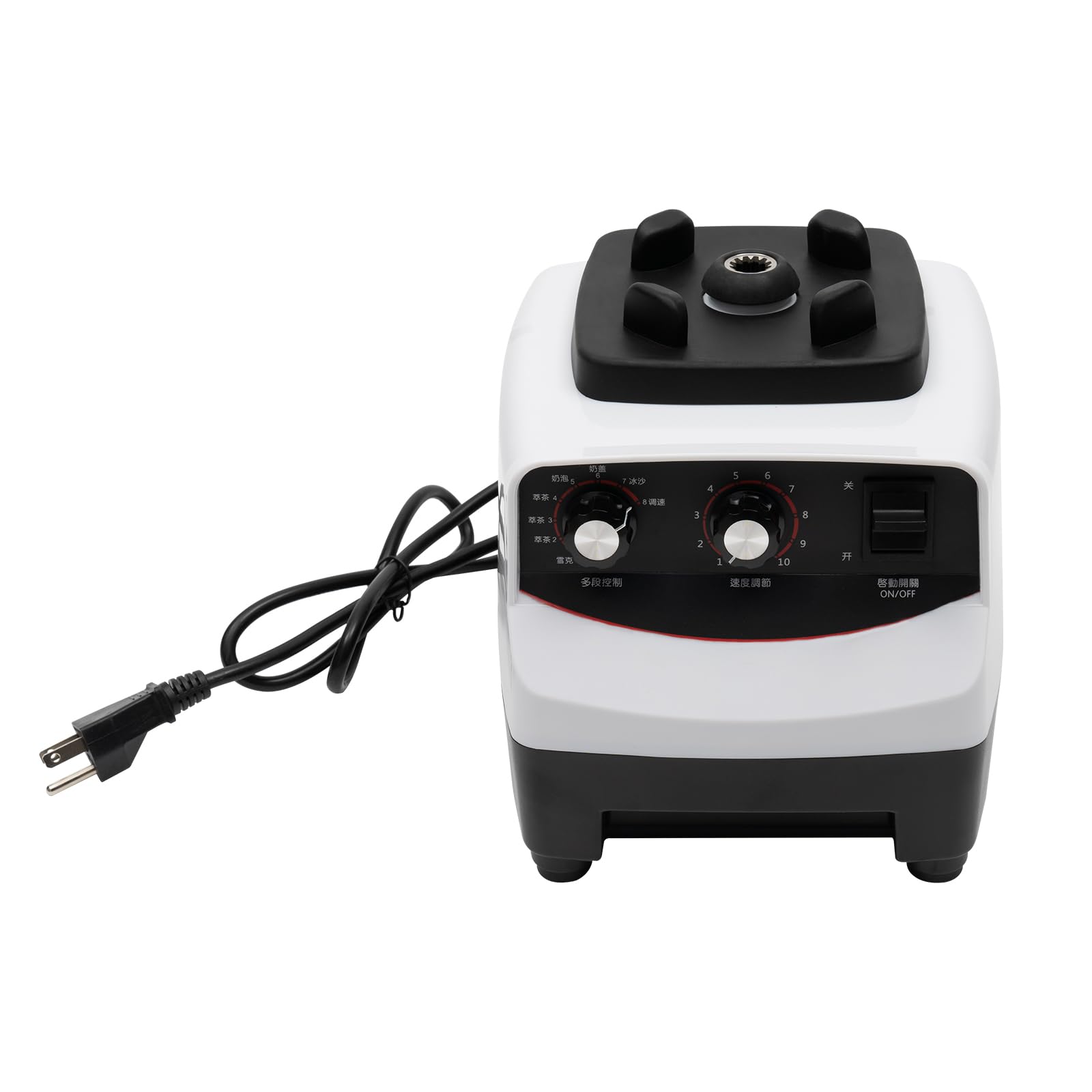 Premium 1800W Bubble Tea Machine - 1200ml High-Speed Blender (30,000 RPM) with 4 Cups & 10 Speed Settings - Commercial & Home Smoothie Maker for Milk Tea Shops, Coffee Houses, Restaurants - Perfect for Making Boba, Frappes, Shakes & Healthy Smoothies