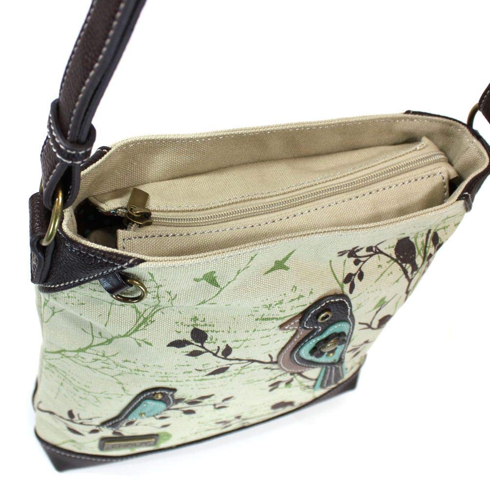 CHALA Women's Canvas Crossbody Bag - Adjustable Strap Mid-Size Shoulder Purse for Everyday Use, Travel & Shopping