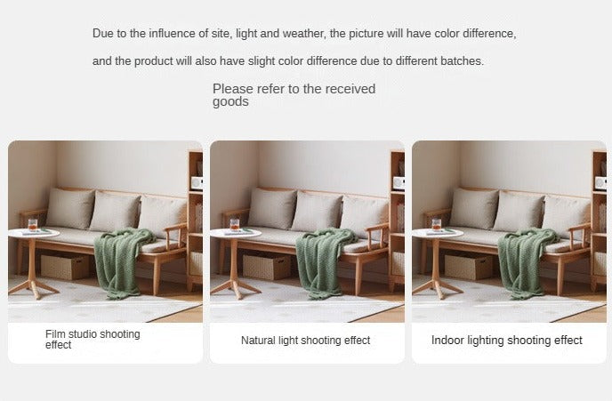 Premium Oak Solid Wood Windsor Sofa - All-Season Comfort for Living Room, Bedroom & Office - Winter & Summer Dual Use Design for Year-Round Relaxation