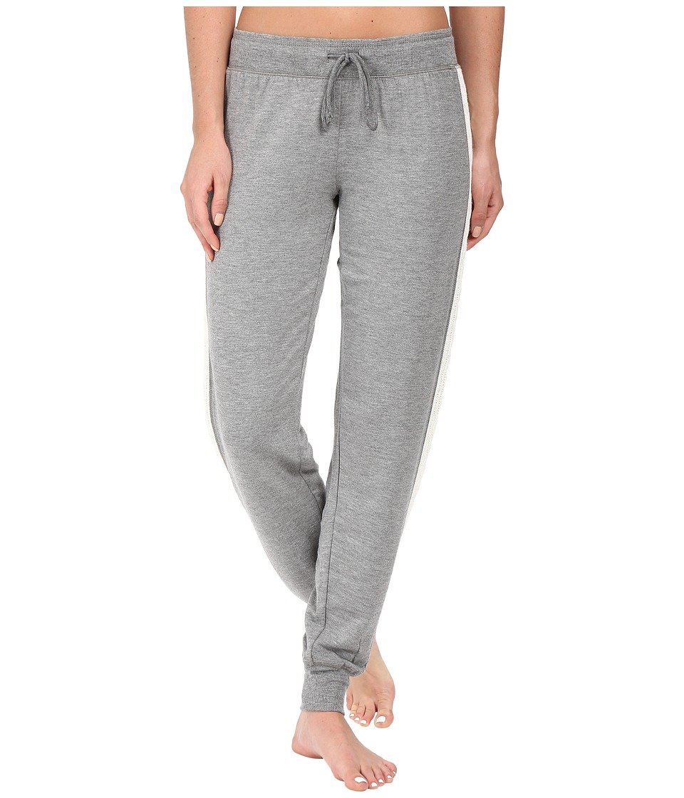 PJ Salvage Women's Naturally Cable Jogger Pants - Comfortable Heather Grey Lounge Pants for Yoga, Running & Casual Wear