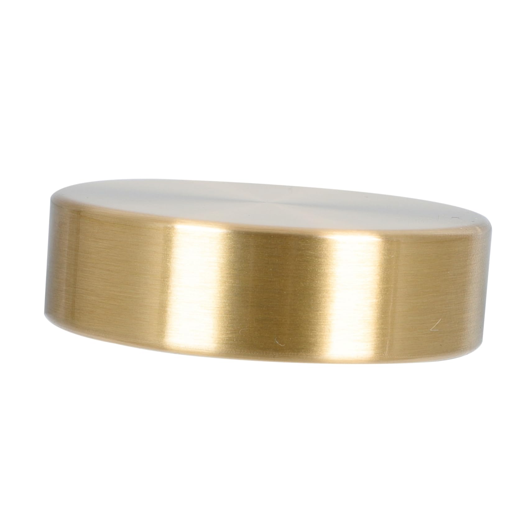 FOYTOKI 4-Piece Brass Round Paperweight Set - Heavy Duty Ruler Paper Weights for Painting, Calligraphy, Office & Crafting - Perfect for Artists, Drafting & Document Organization