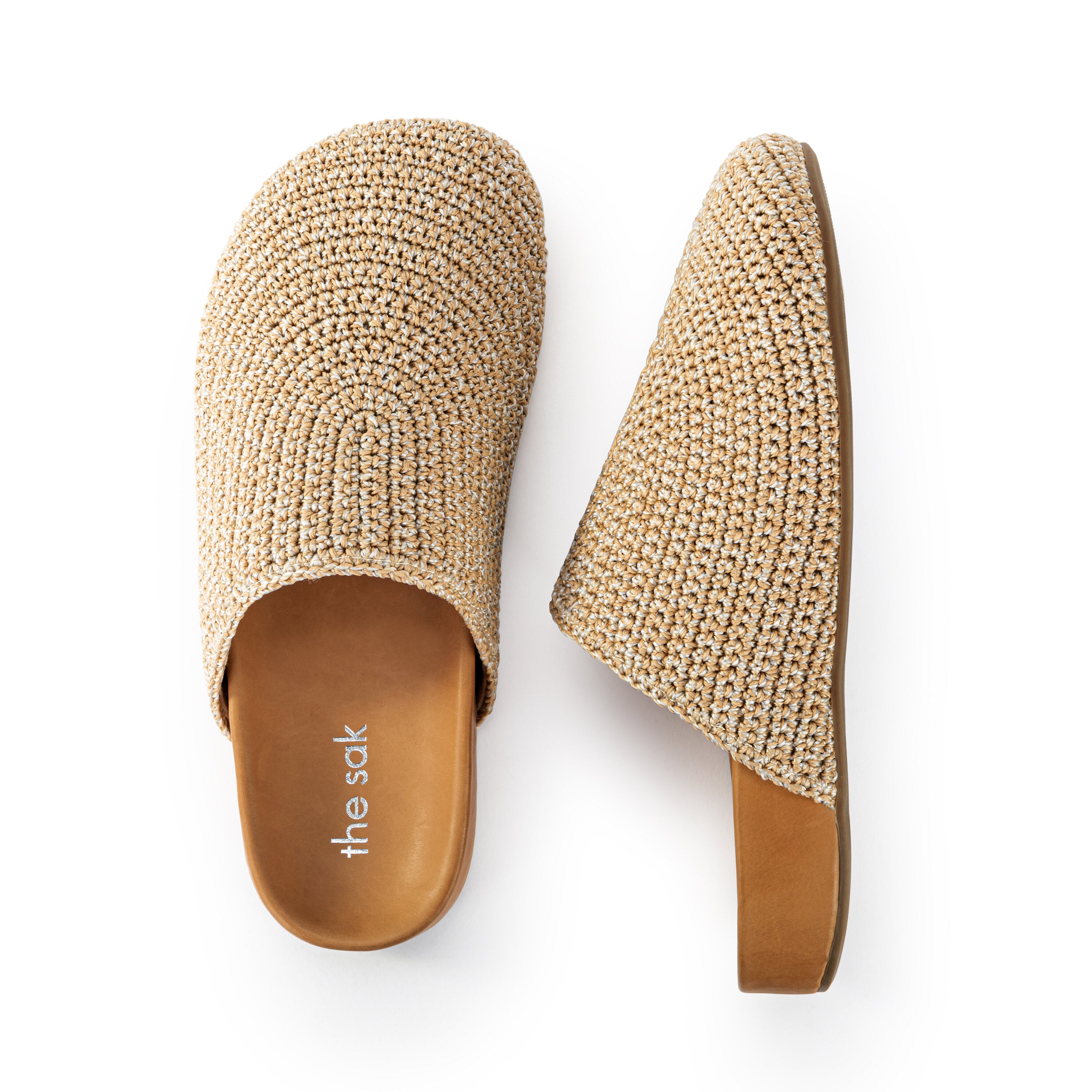 Bolinas Crochet Clogs for Women - Comfortable Handmade Summer Slide Sandals with Arch Support - Perfect for Beach, Pool, and Casual Outings