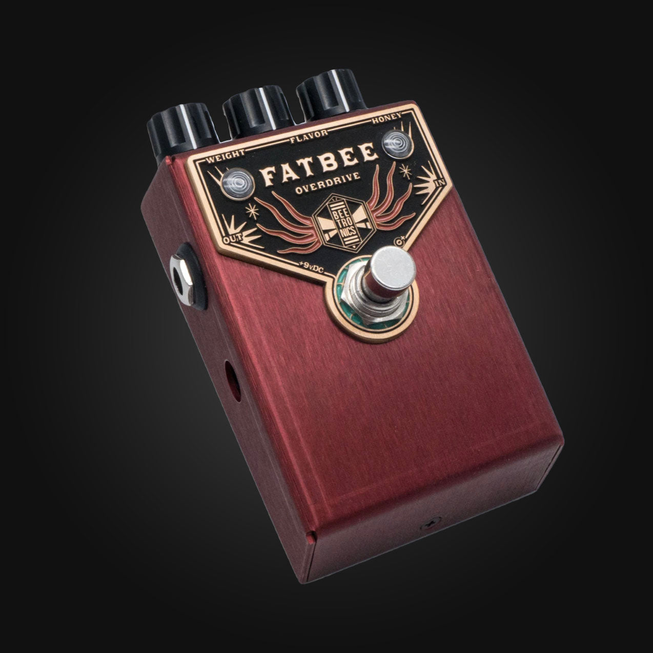 BeetronicsFX BaBee Series FatBee Overdrive Guitar Effect Pedal for Electric Guitar - Vintage Tone Boost with True Bypass - Perfect for Blues, Rock & Studio Recording