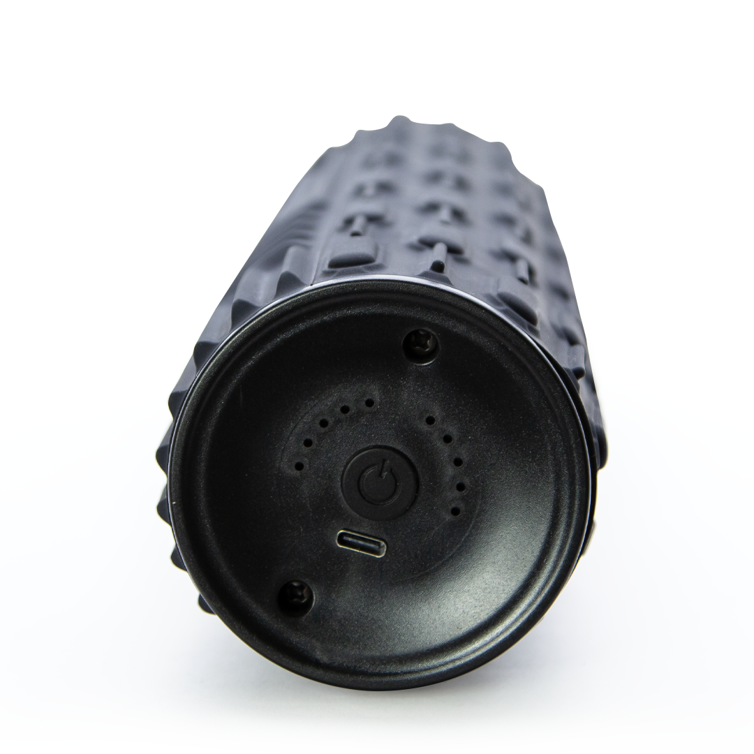 Hi5 Vibrating Foam Roller for Muscle Recovery - Black | Deep Tissue Massage for Athletes & Gym Enthusiasts | Post-Workout Pain Relief & Flexibility Tool