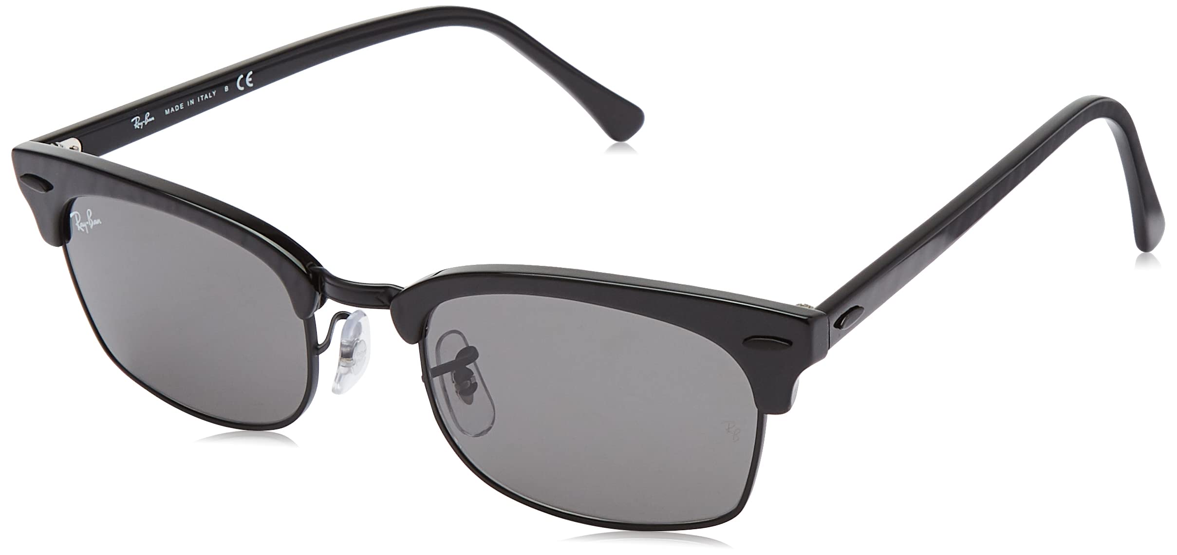 Ray-Ban RB3916 Clubmaster Square Sunglasses - Classic Retro Style, UV Protection, Lightweight & Durable for Men & Women | Perfect for Driving, Outdoor Activities & Fashion Accessories