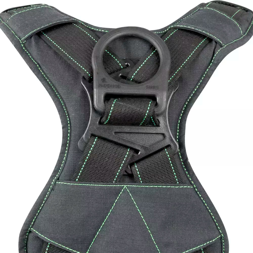 Arc Flash Full Body Harness DE 1D with DE MB Chest & Leg Protection - Safety Gear for Electrical Workers & Industrial Use