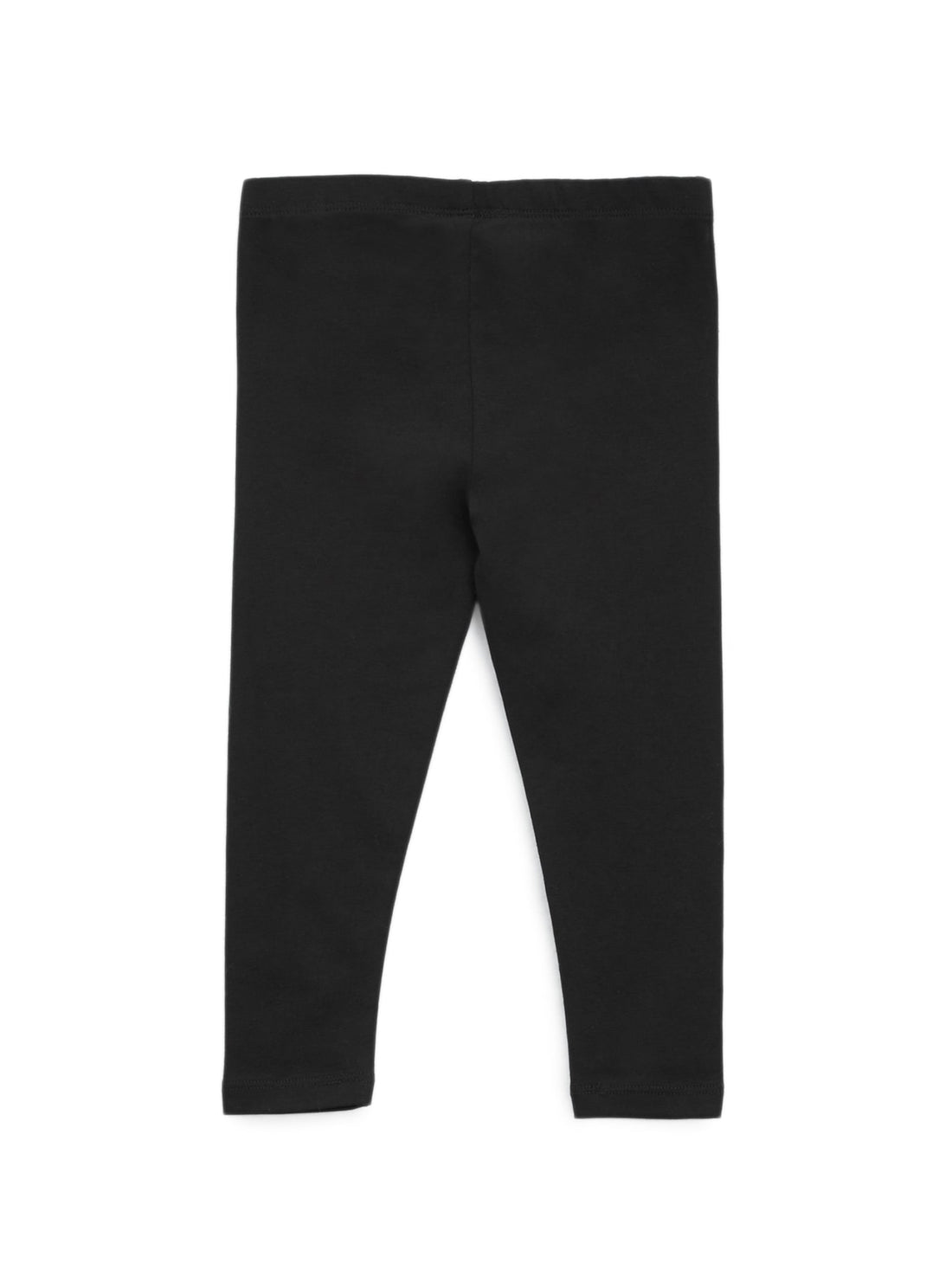 Black Logo Leggings for Women - High Waist Yoga Pants (Size 2-7) - Comfortable Workout Leggings for Gym, Running & Lounge Wear
