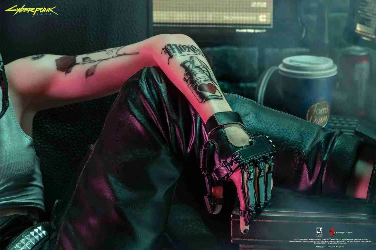 PureArts Licensed Cyberpunk 2077 Judy Alvarez Collectible Figure - Official Merchandise for Gamers & Collectors | Perfect for Display, Gaming Room Decor, and Cyberpunk Fans