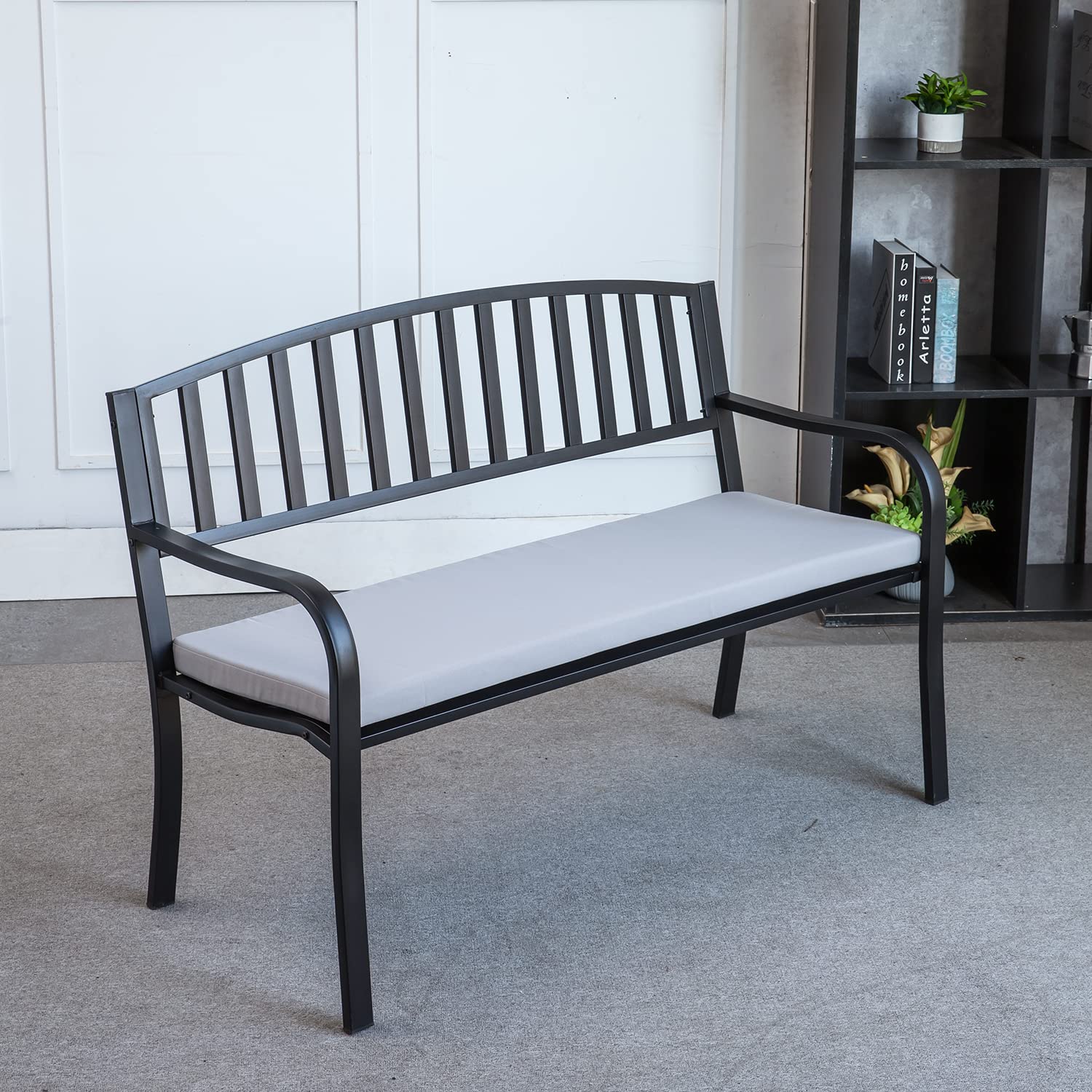 Waterproof Outdoor Bench Cushions for Patio Furniture - Durable Porch Swing Cushion with Washable Cover for Garden, Love Seat & Settee - Perfect for Backyard, Deck, Poolside & Outdoor Relaxation