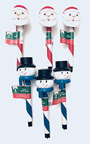 6-Pack Christmas Solar Pathway Lights - 14
