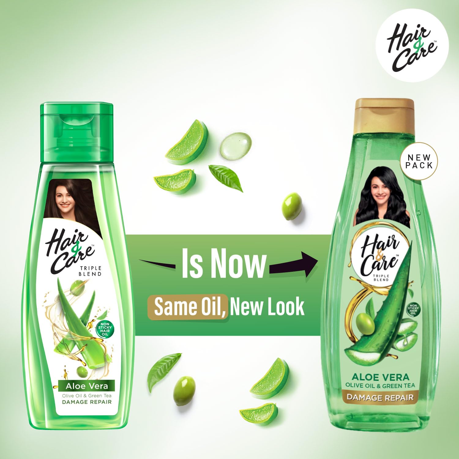 Best Hair Repair Oil for Damaged Hair - Non-Sticky Formula with Aloe Vera, Olive Oil & Green Tea Extract - 300ml Bottle - Perfect for Dry, Frizzy Hair & Split Ends Treatment - Salon Quality Hair Care at Home