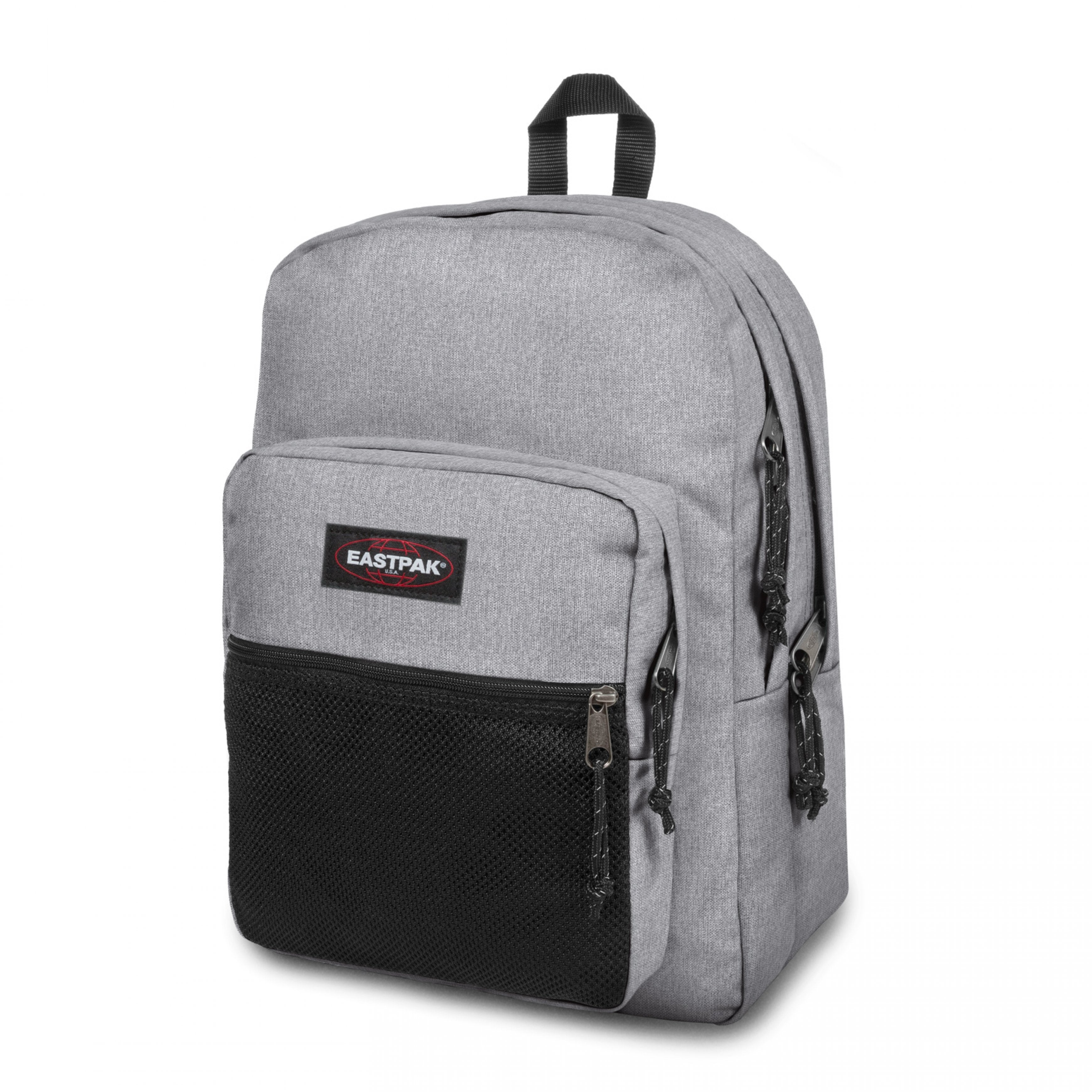 Eastpak Pinnacle Backpack - Durable Laptop Backpack for School & Travel, Sunday Grey - Perfect for College Students, Work Commute & Outdoor Adventures