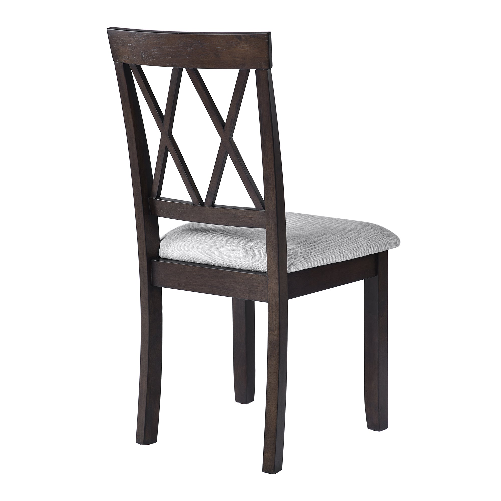 Stylish Upholstered Fabric Dining Chairs Set of 2 - Solid Wood Legs & Padded Seat for Kitchen, Diner & Breakfast Nook - Perfect for Small Spaces & Home Decor