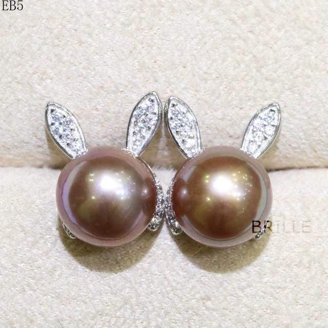 9-10mm Natural Color Freshwater Edison Pearl Earrings - Elegant Fashion Jewelry for Women, Perfect for Weddings, Parties & Everyday Wear