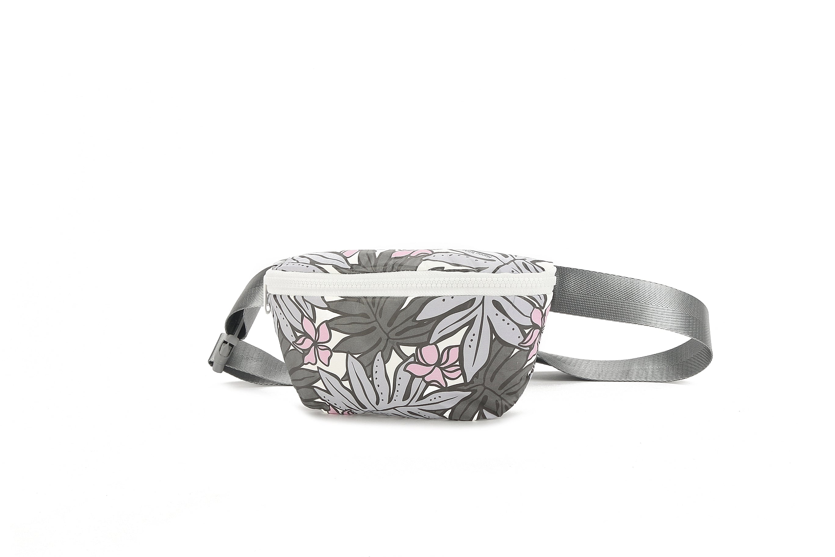 Fanny Pack Waist Bag - Stylish & Functional Wai Wai Lauaʻe Grey for Hiking, Travel & Everyday Use