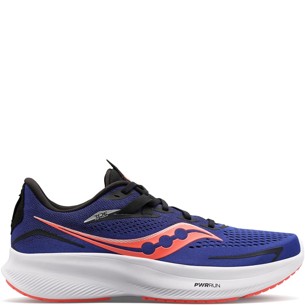 Saucony Men's Ride 15 Running Shoes - Lightweight Cushioned Sneakers for Road Running & Jogging | Perfect for Marathon Training & Daily Workouts