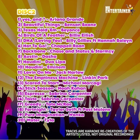 Mr Entertainer Big Karaoke Hits of 2024 - Top Sing-Along Songs for Parties & Home Entertainment