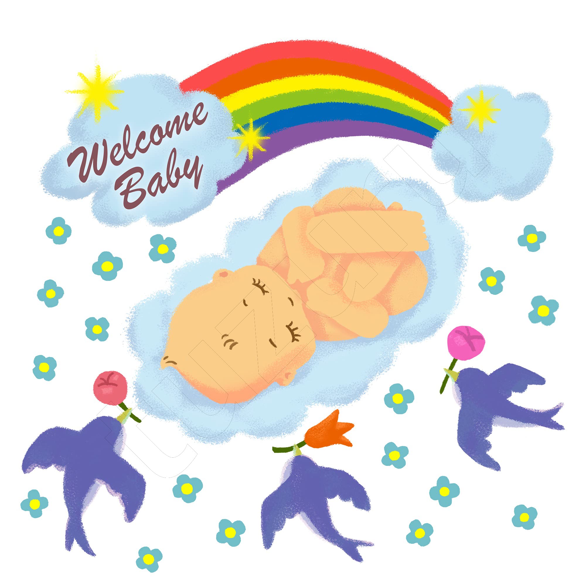 Tuzuru Pregnancy Belly Stickers - Cute Baby Bump Tattoo Stickers & Body Paint for Maternity Photos, Baby Showers & Gender Reveals - Perfect Maternity Gift for Expecting Moms (Style B)