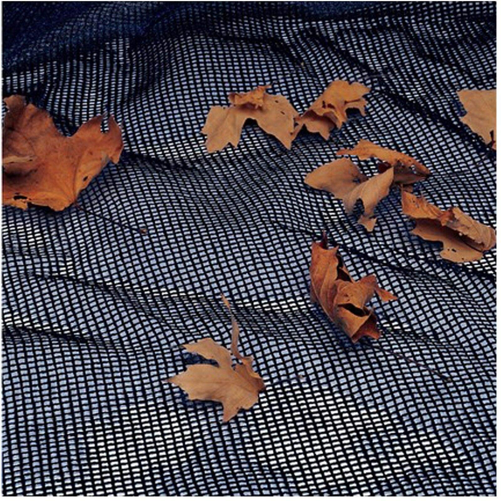16x32ft Oval Above Ground Pool Leaf Net Cover - Durable Mesh Winter Pool Cover to Protect from Leaves & Debris - Perfect for Seasonal Pool Protection & Easy Maintenance